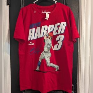 Bryce Harper tee shirt Philadelphia Phillies BNWT Men's